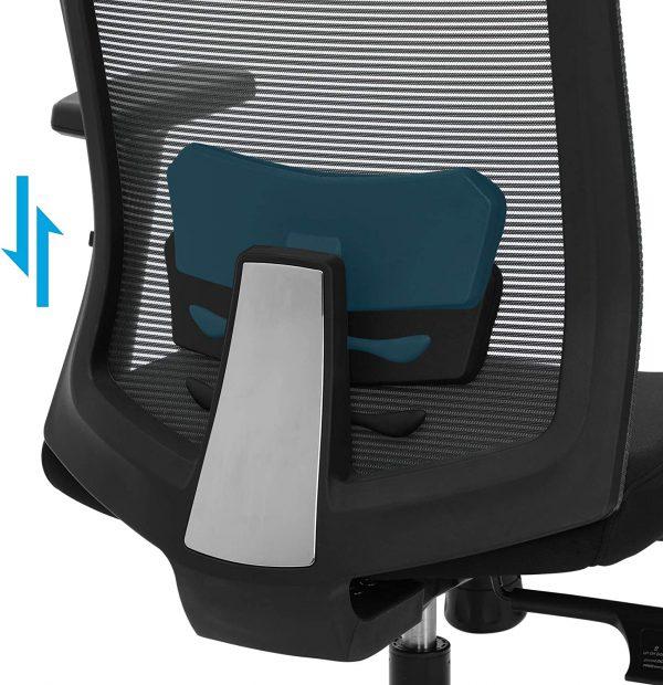 Fauteuil gamer songmics soutien lombaire