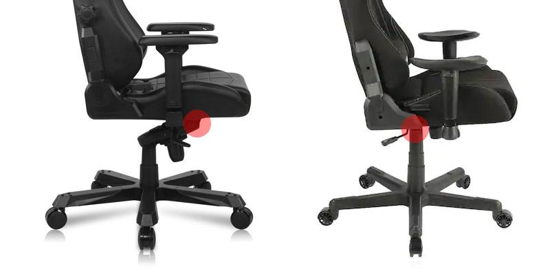 Différence swivel et knee tilts 